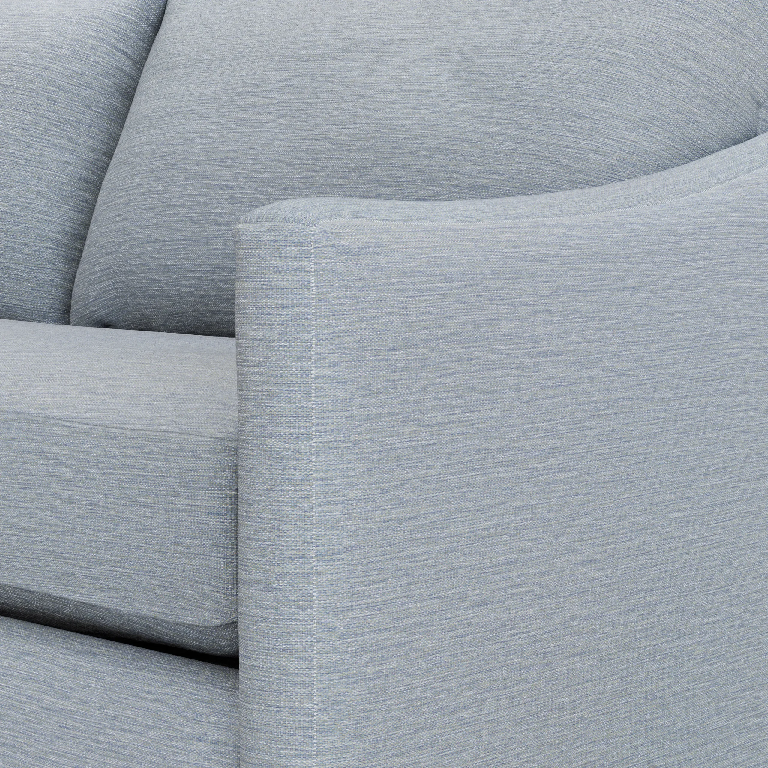 Landry 84.5_ Sofa - Silver Light Blue - Image 8