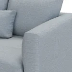 Marina 80_ Sofa - Silver Light Blue