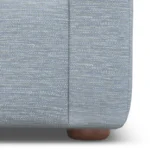 Marina 90_ Sofa - Silver Light Blue