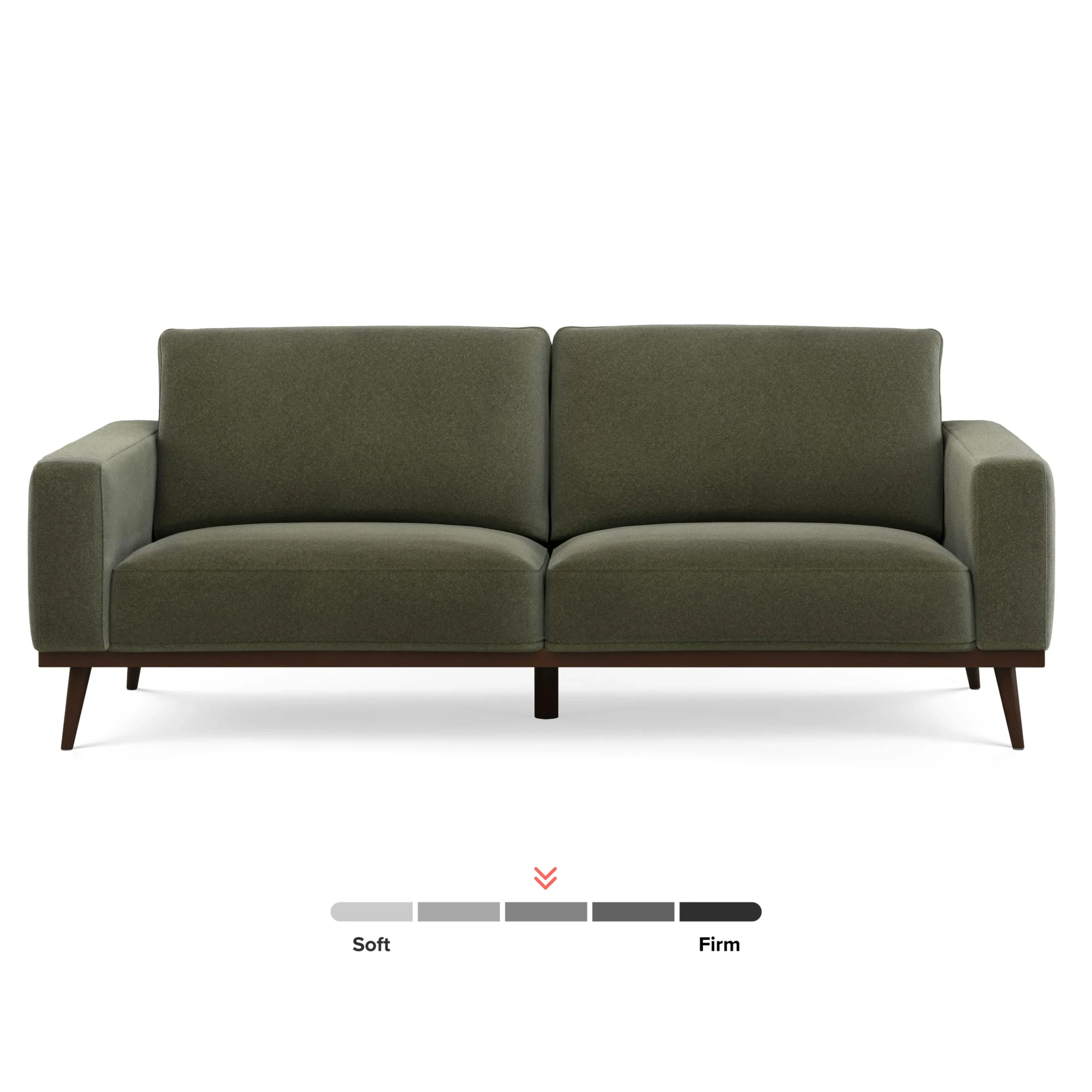 Rhett 84_ Sofa - Felted Green - Image 4