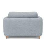 Vati 53_ Sleeper Chair -  Silver Light Blue