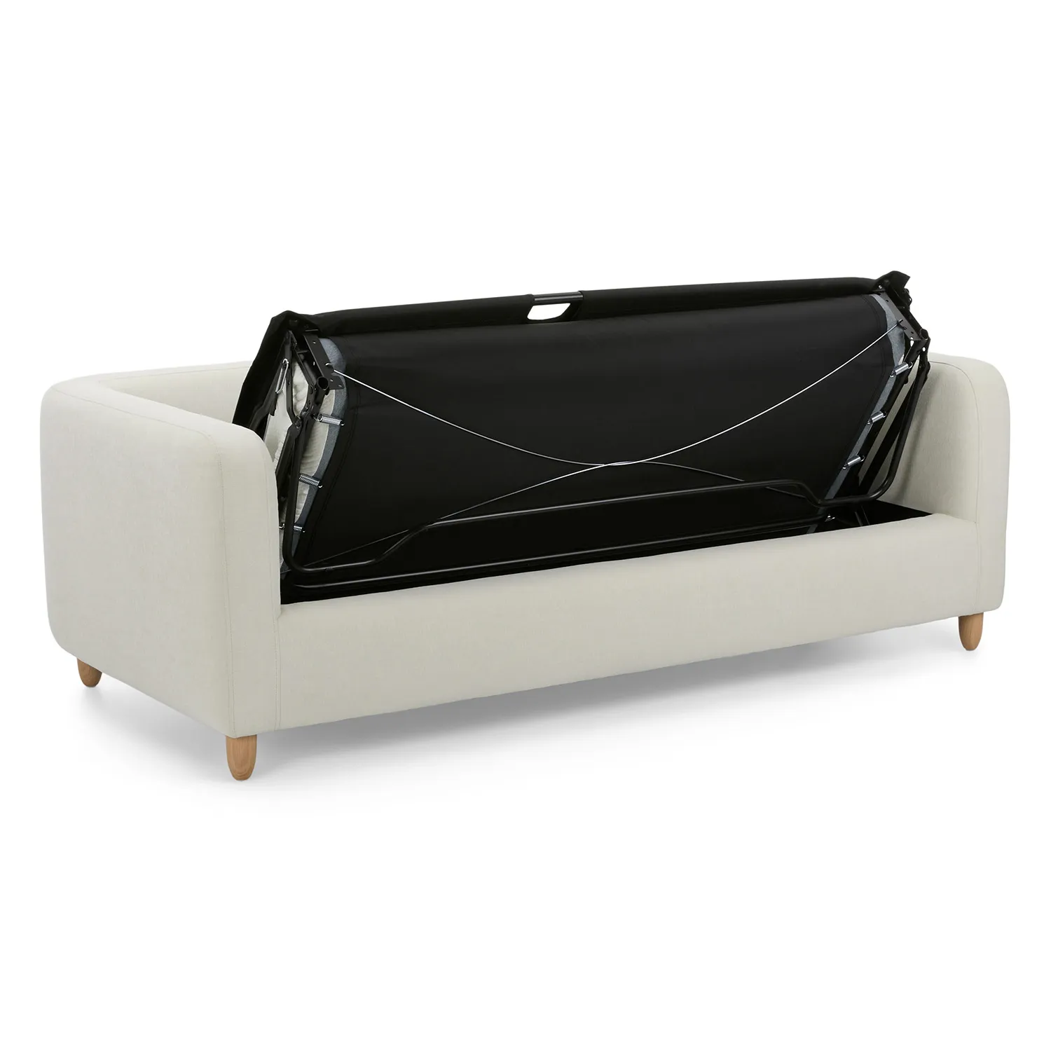 Vati 80_ Sofa Bed - Natural Oak and Buckler Ivory - Image 7