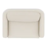 Vati 80_ Sofa Bed - Natural Oak and Ivory Wool Bouclé