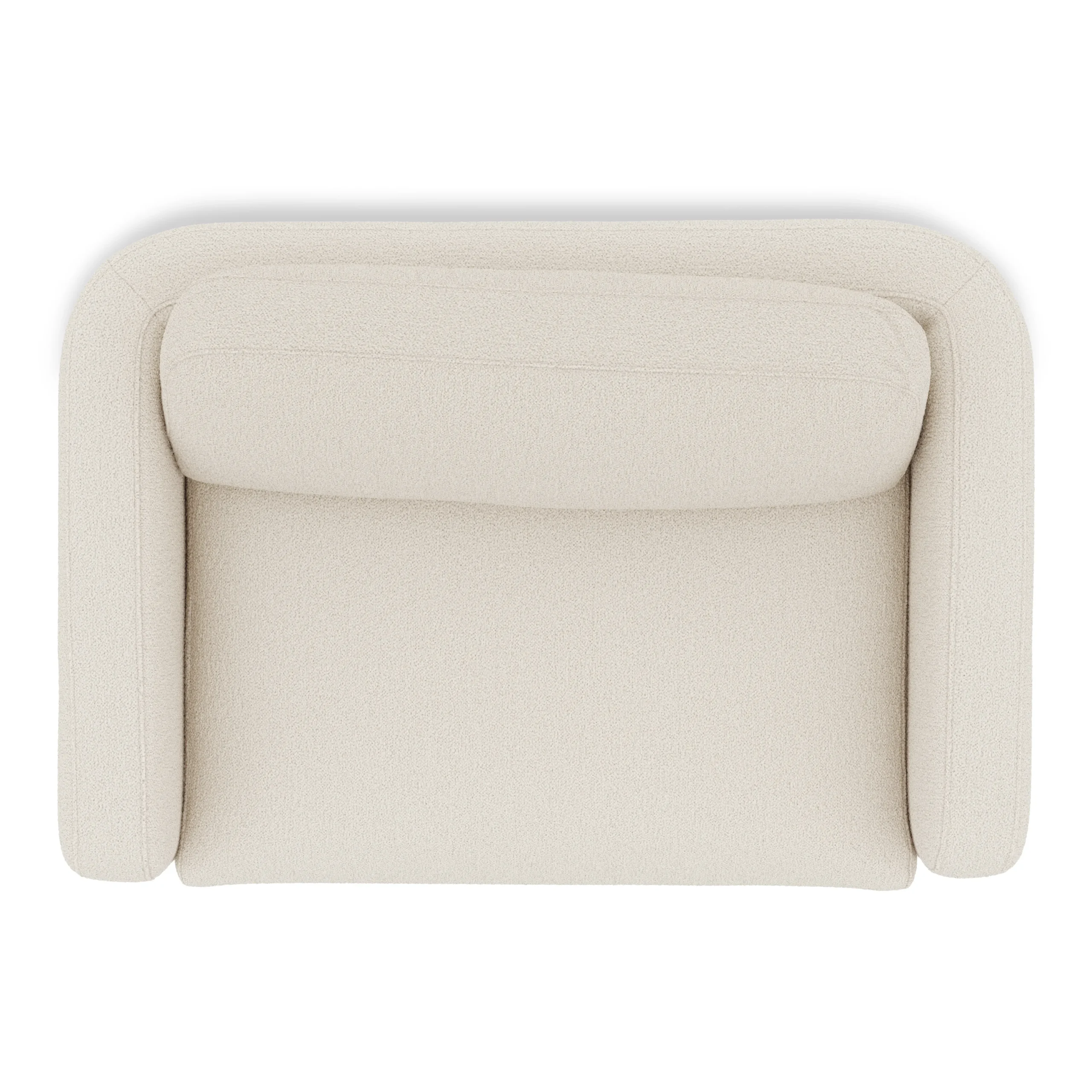 Vati 80_ Sofa Bed - Natural Oak and Ivory Wool Bouclé - Image 11