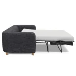 Vati 80_ Sofa Bed - Natural Oak and Napa Charcoal