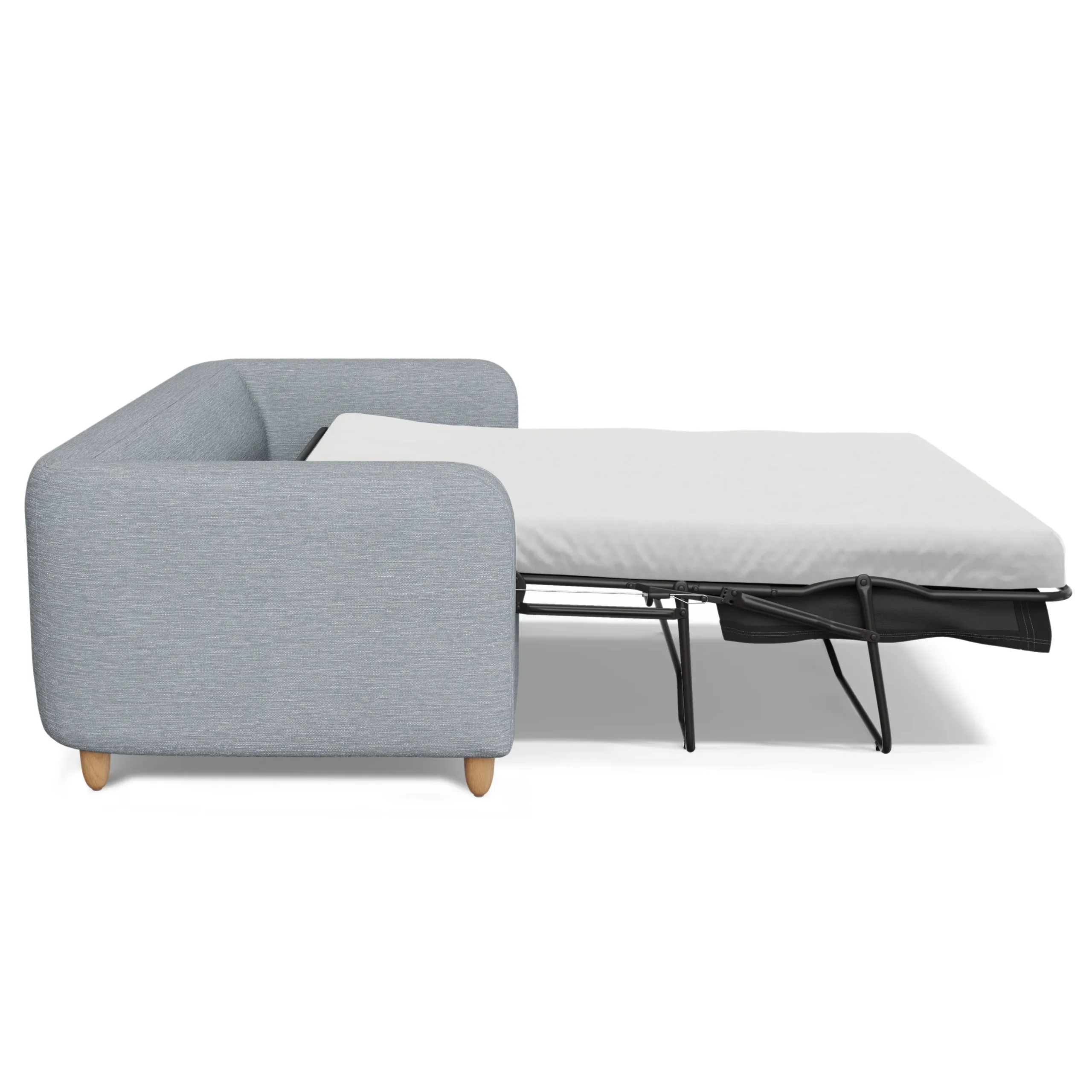 Vati 80_ Sofa Bed - Natural Oak and Silver Light Blue - Image 14