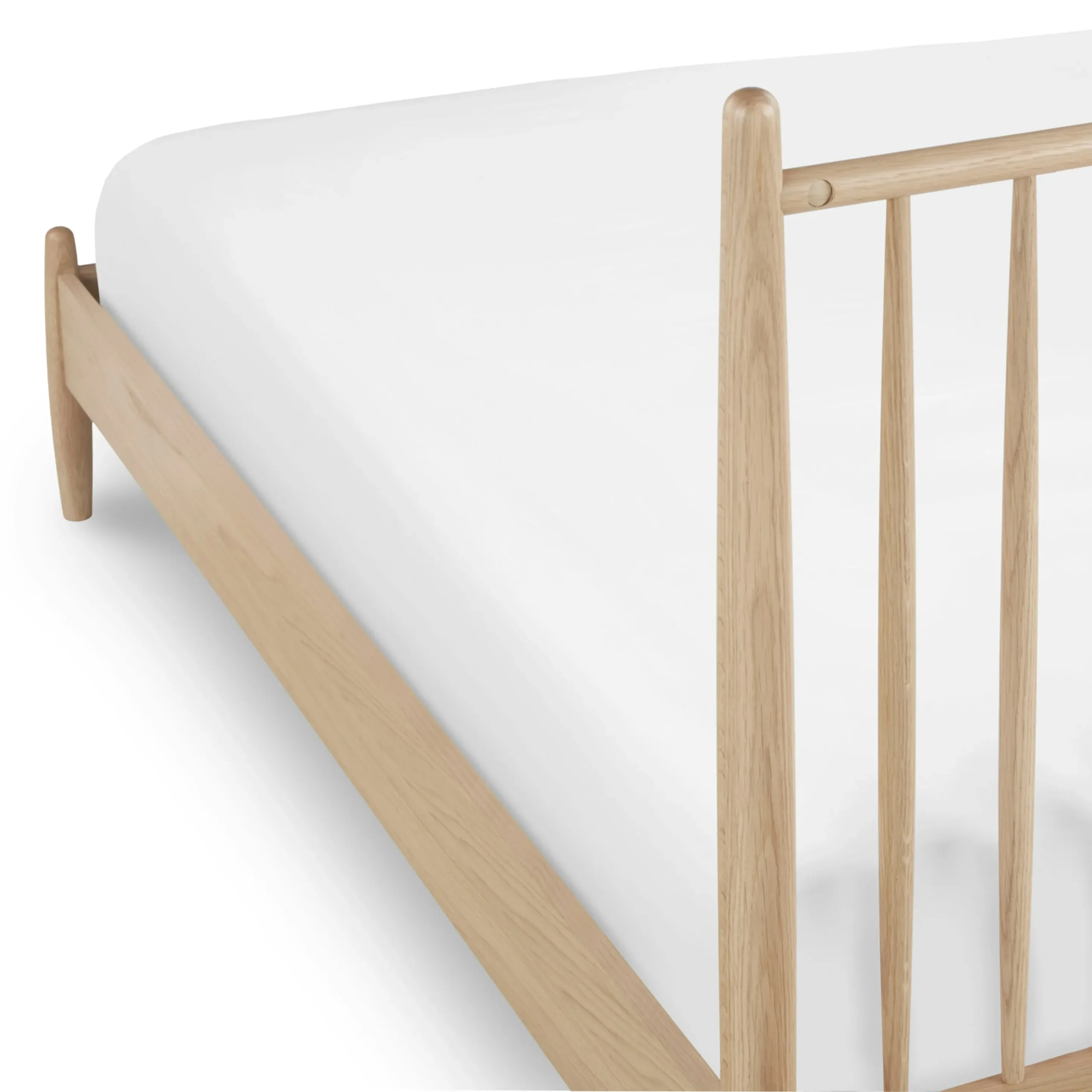 Lenia Queen Bed - White Oak - Image 7