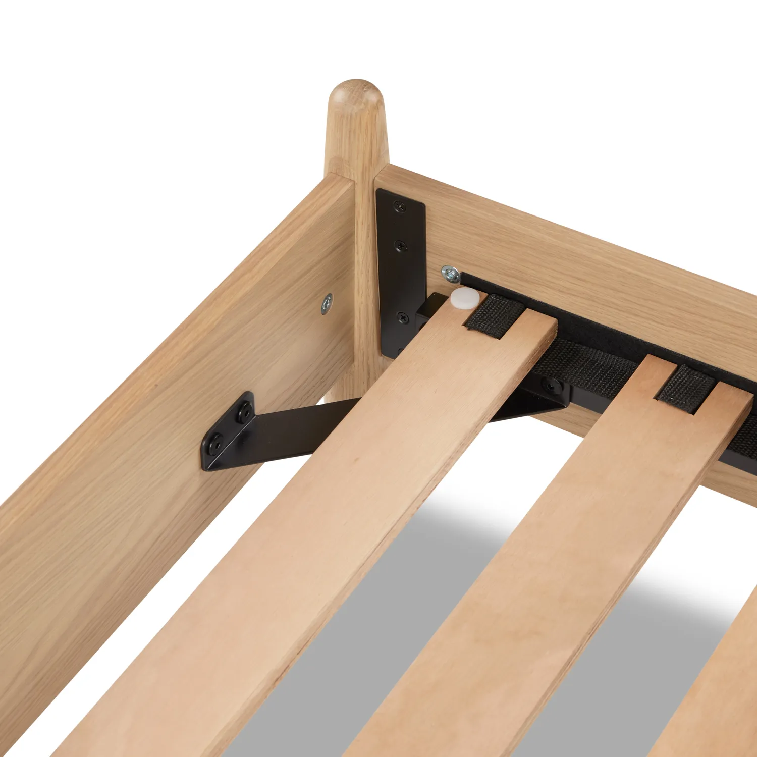 Lenia Twin Bed - White Oak - Image 14