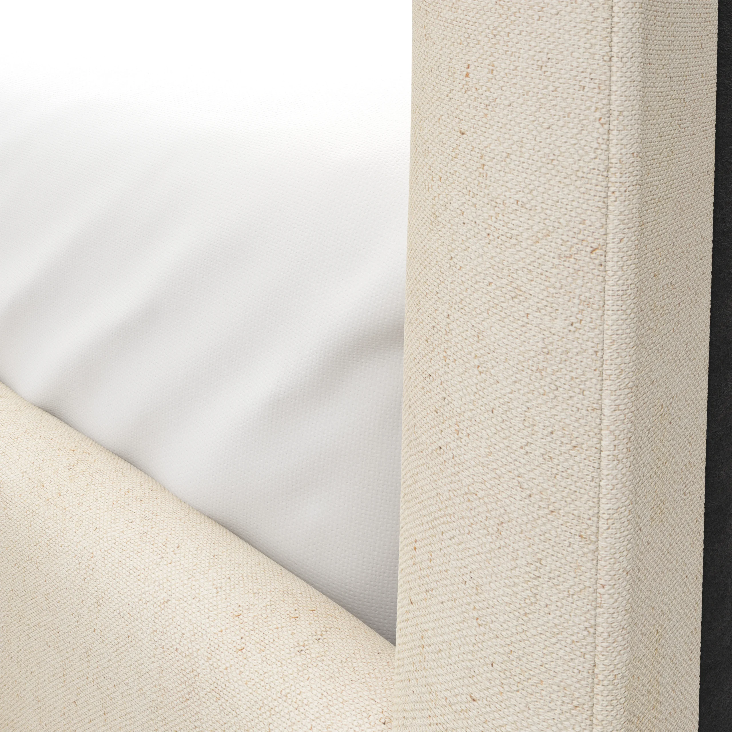 Rosin King Upholstered Bed - Natural Oak and Sand Ivory - Image 7