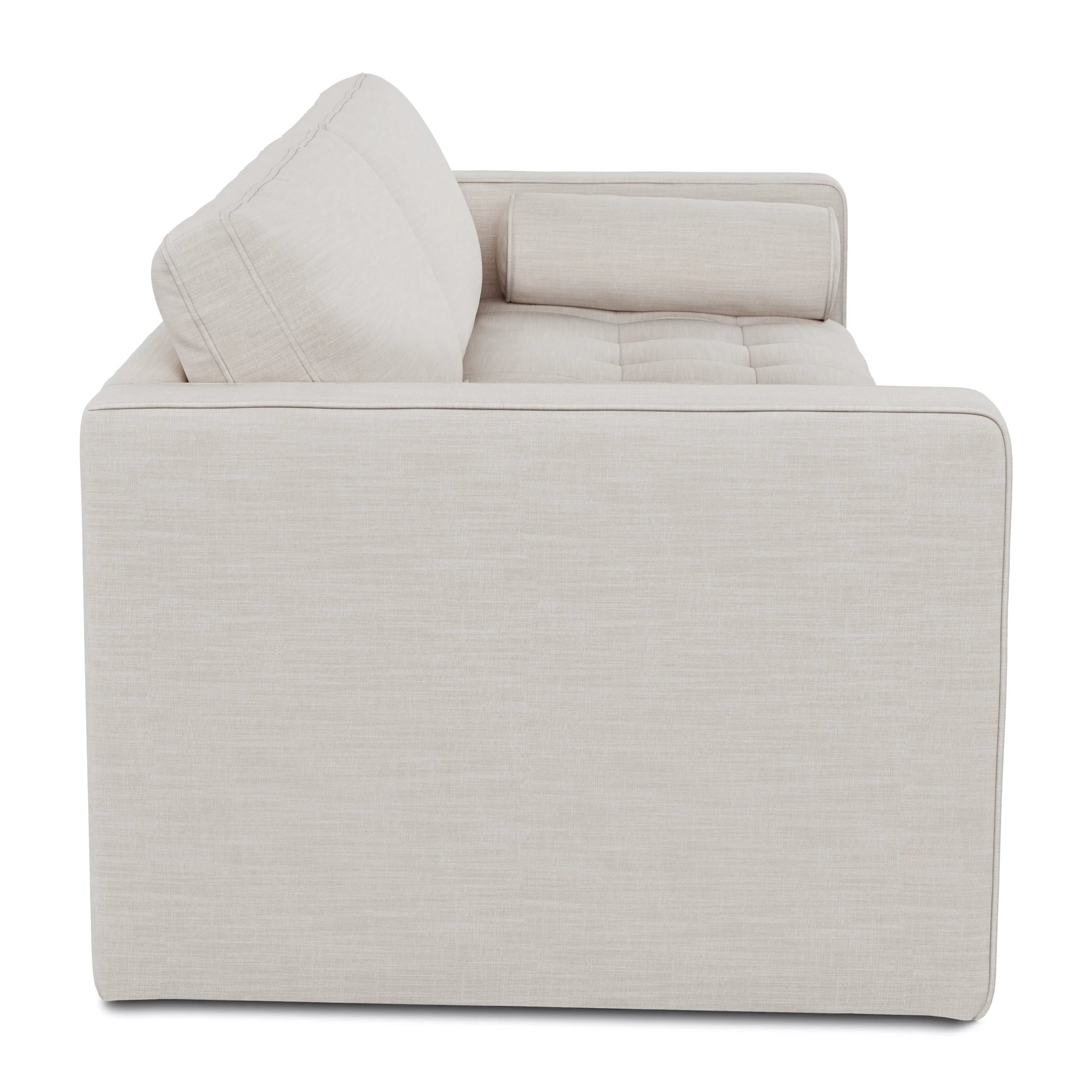 Sven 88_ Tufted Sofa Bed - Biscuit Cream - Image 15