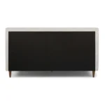 Sven Queen Tufted Bed - Birch Ivory