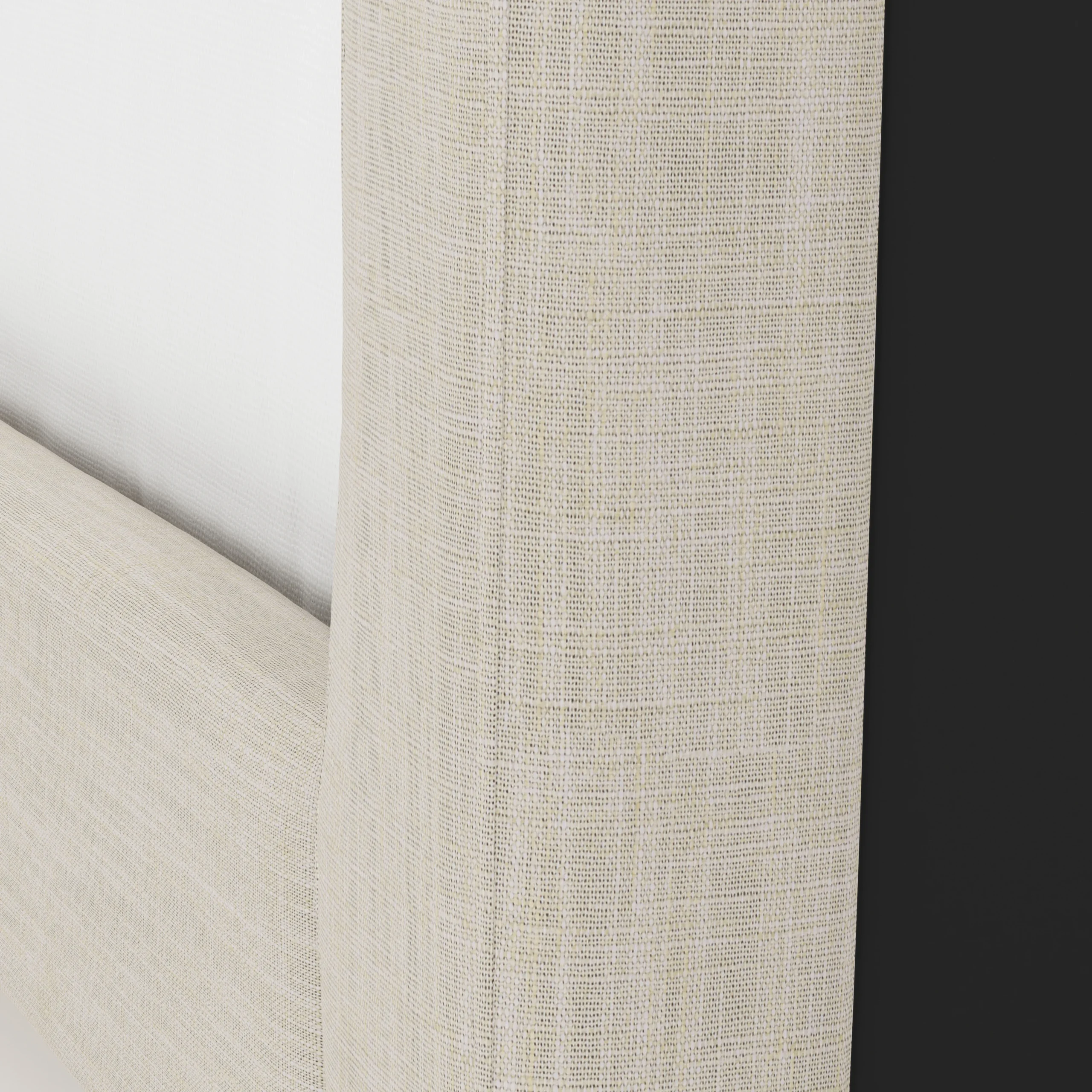 Sven Queen Tufted Bed - Biscuit Cream - Image 6