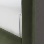 Tessu King Low Profile Velvet Bed - Hale Fir Green