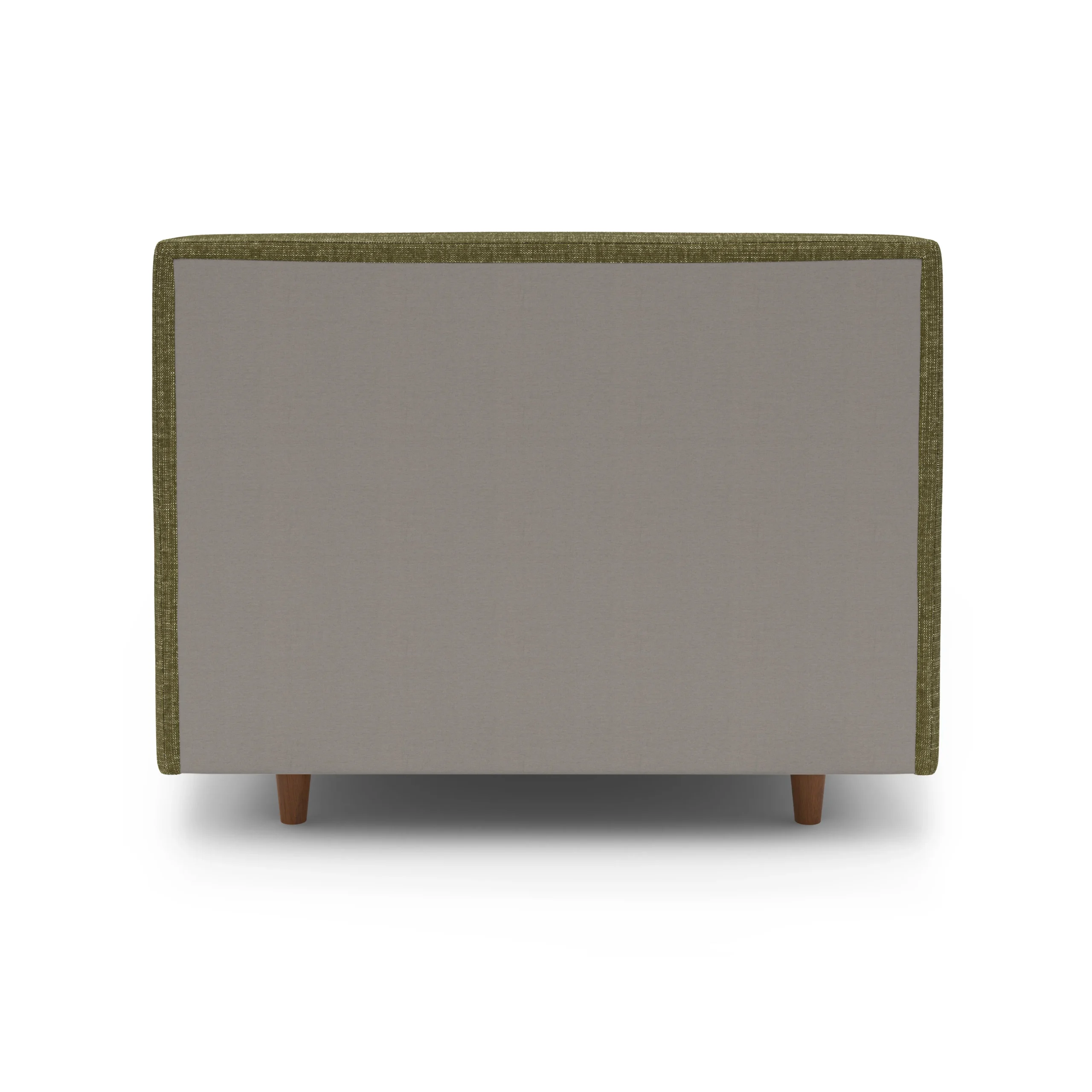 Tessu Twin Low Profile Upholstered Bed - Napa Moss - Image 4