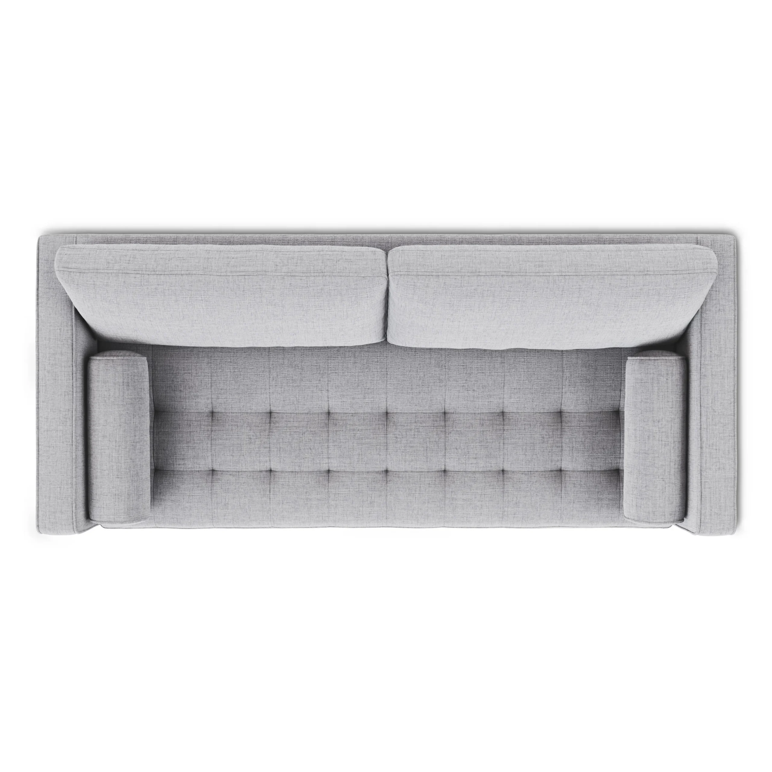Sven 88_ Tufted Sofa Bed - Stone Gray - Image 12