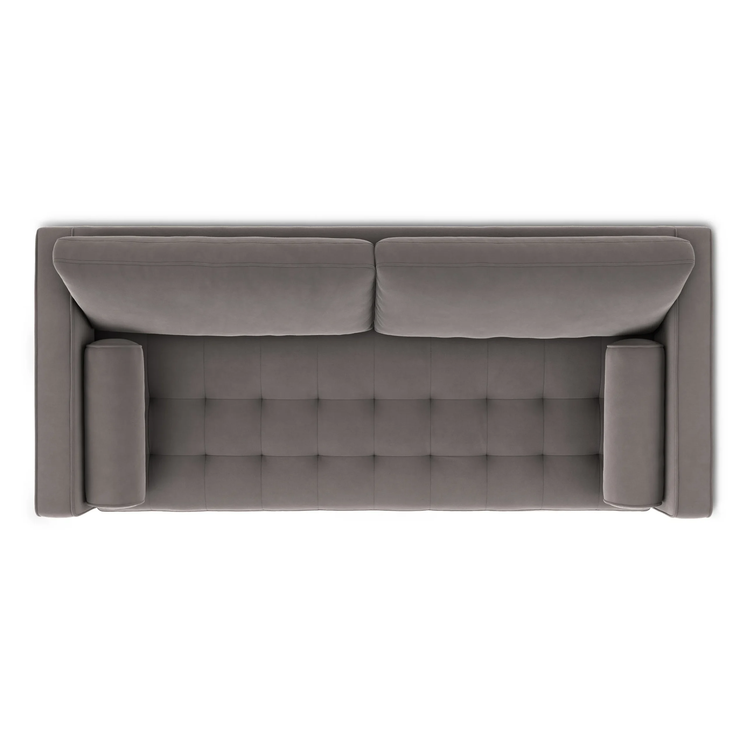 Sven 88_ Tufted Velvet Sofa Bed - Hale Warm Gray - Image 14