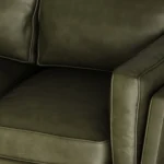 Timber 90_ Leather Sofa - Charme Green