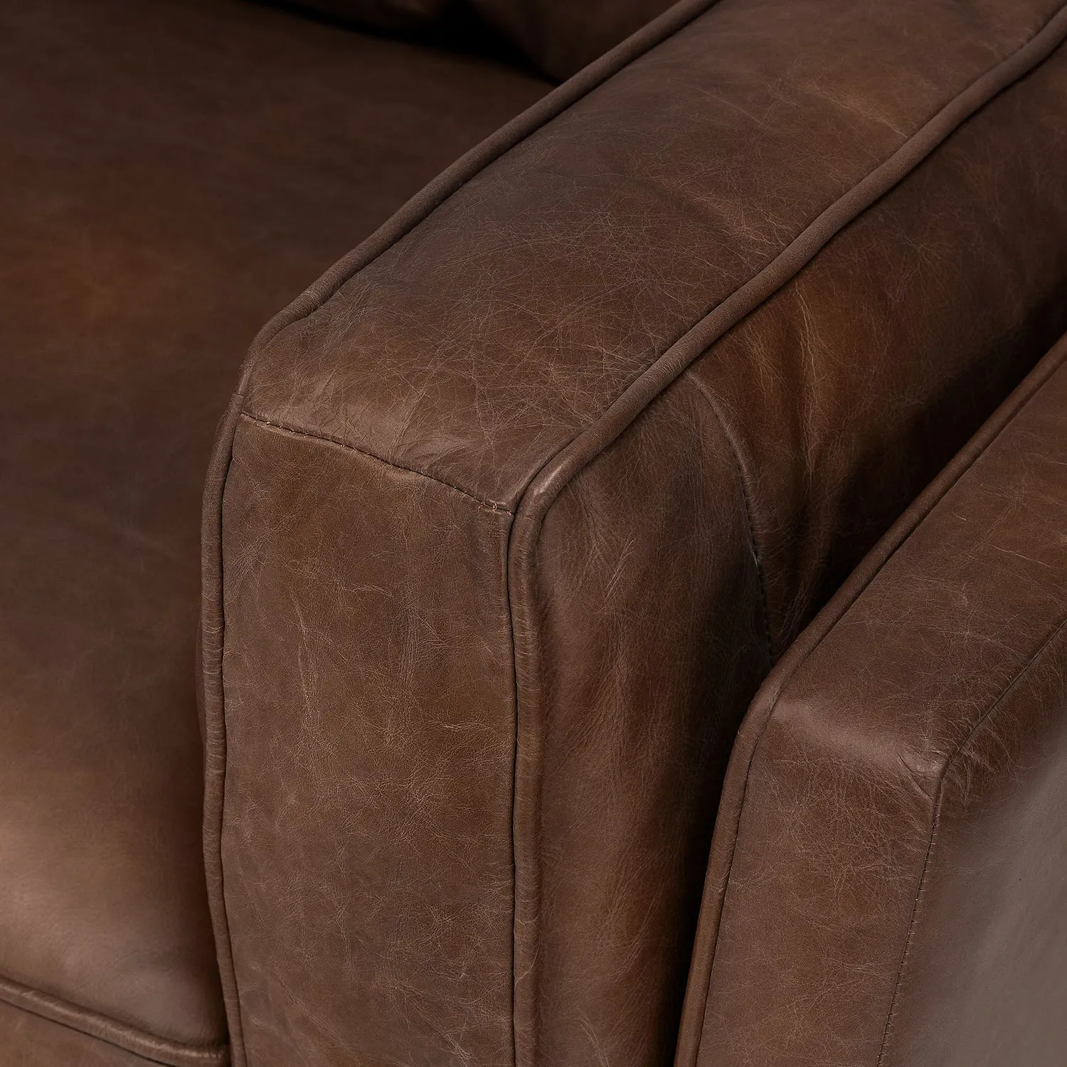 Timber 90_ Leather Sofa - Charme Chocolat - Image 9