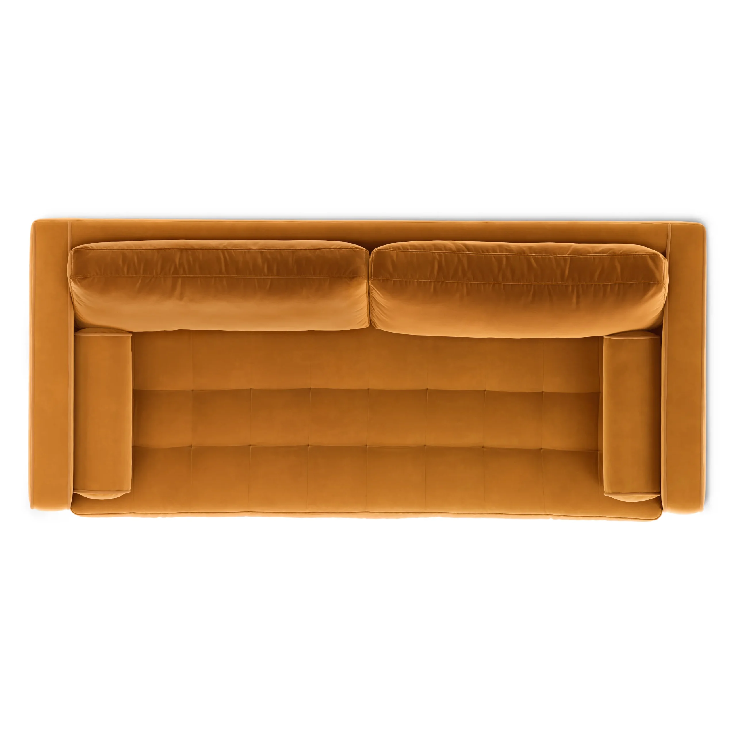 Sven 88_ Tufted Velvet Sofa Bed - Plush Pacific Ginger - Image 12
