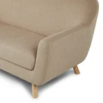 Gabriola 64_ Loveseat - Sandstone Wool Bouclé