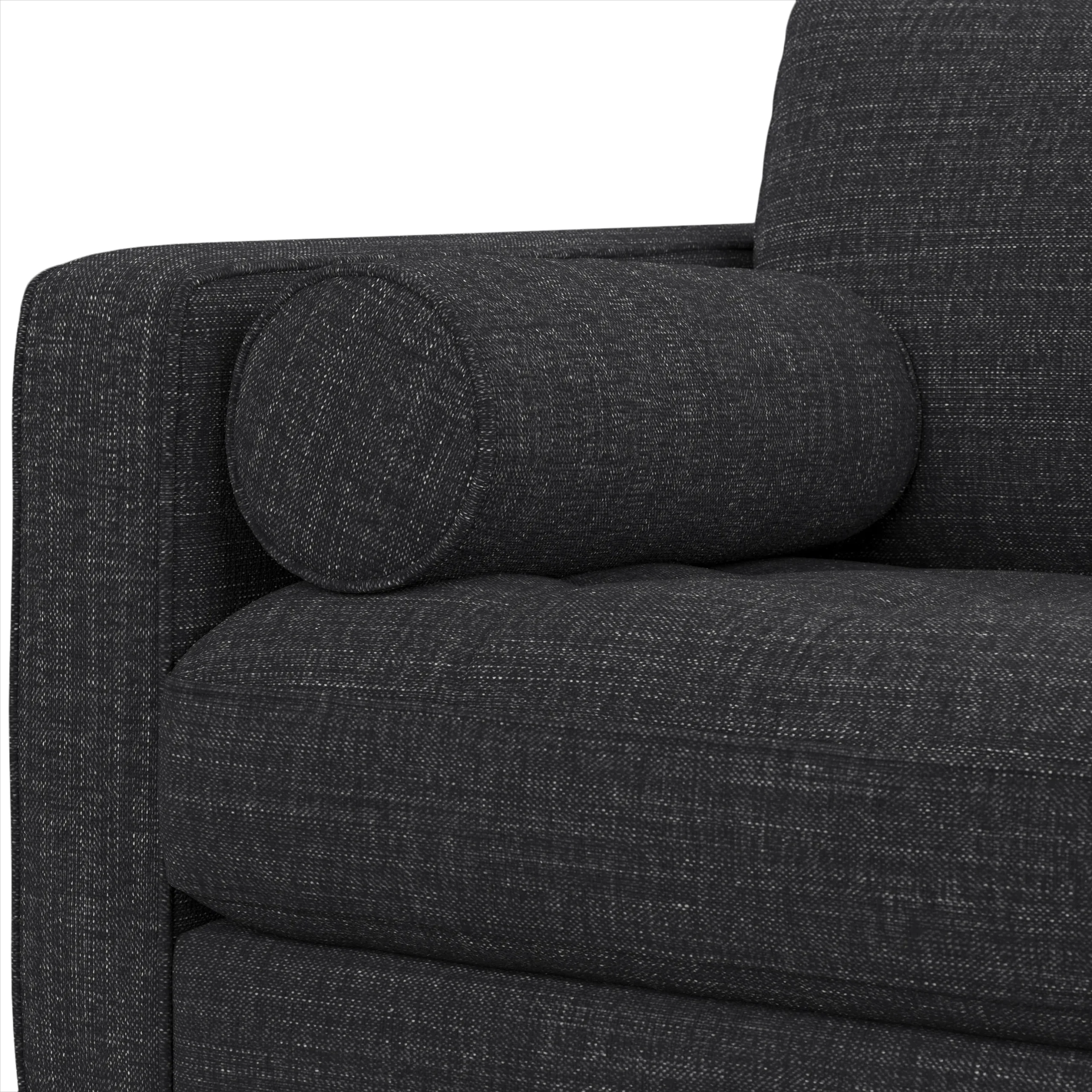 Sven 107_ Tufted Corner Sectional Sofa - Napa Charcoal - Image 8