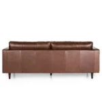 Sven 88_ Tufted Leather Sofa - Taos Brown