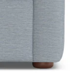 Marina 80_ Sofa - Silver Light Blue