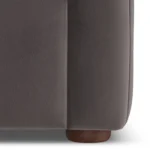 Marina 80_ Velvet Sofa - Hale Warm Gray