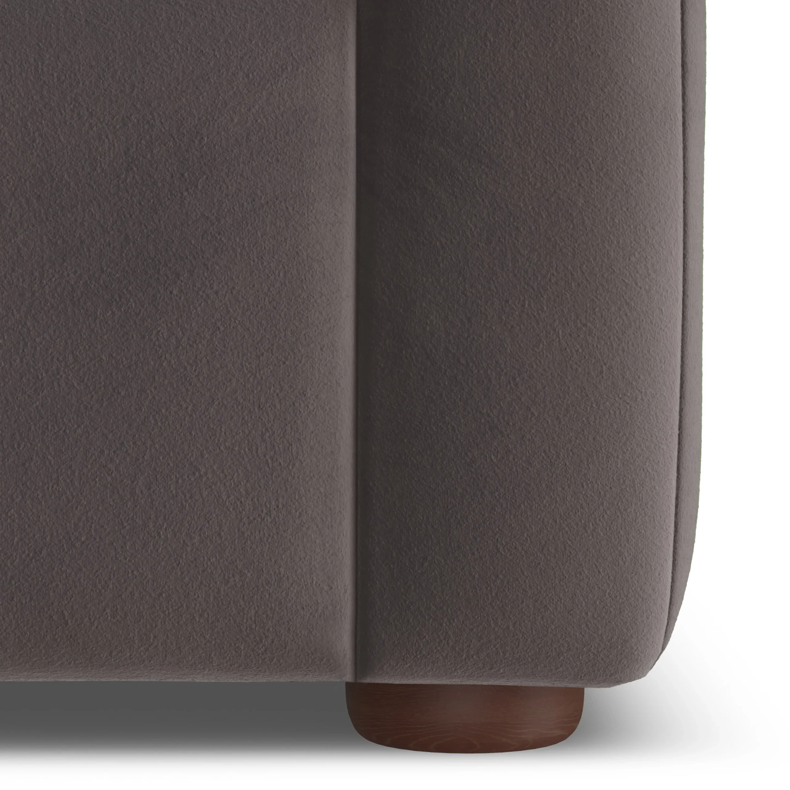 Marina 80_ Velvet Sofa - Hale Warm Gray - Image 9