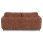 Vati 80_ Sofa Bed - Natural Oak and Napa Rust