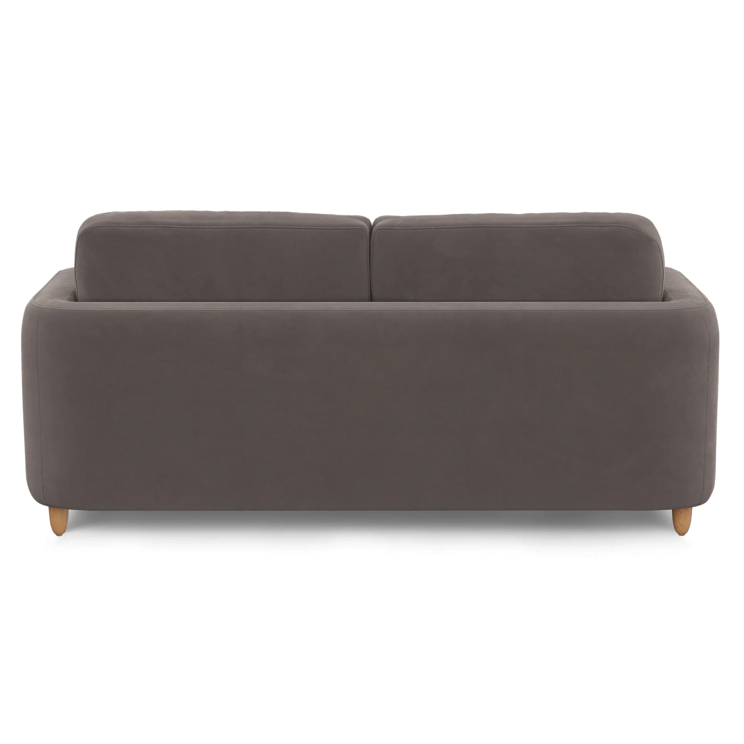 Vati 80_ Velvet Sofa Bed - Natural Oak and Hale Warm Gray - Image 9
