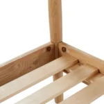 Lenia Queen Canopy Bed - White Oak