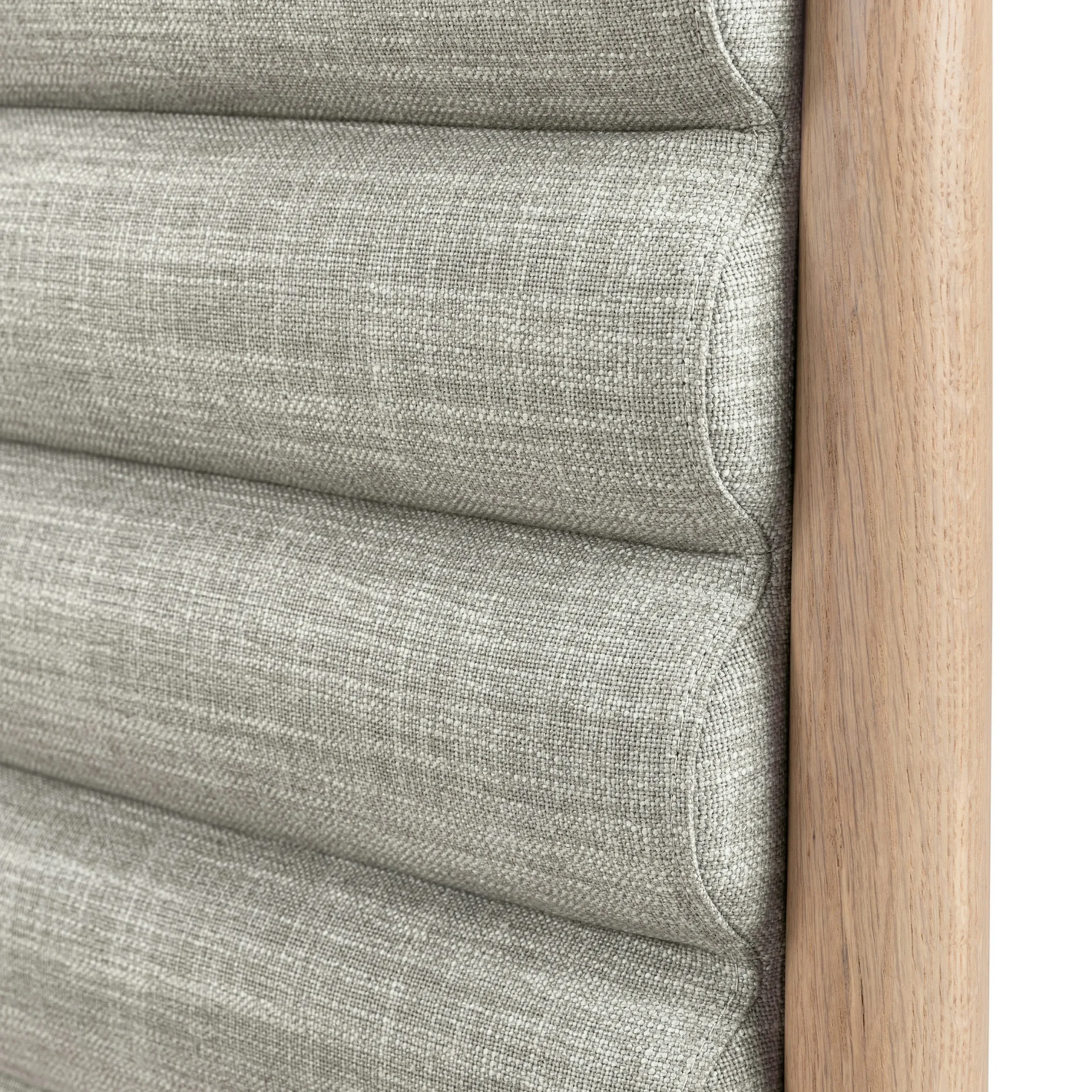 Lenia Queen Upholstered Bed - White Oak and Rain Cloud Gray - Image 9