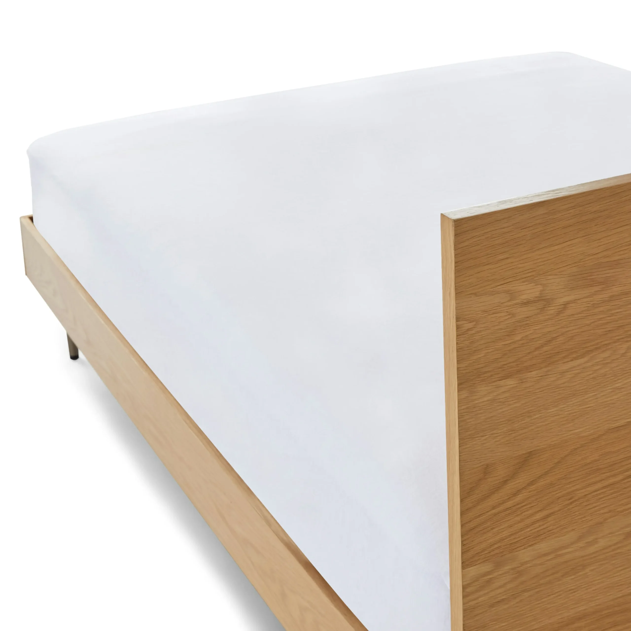 Nera King Low Profile Bed - Oak - Image 14