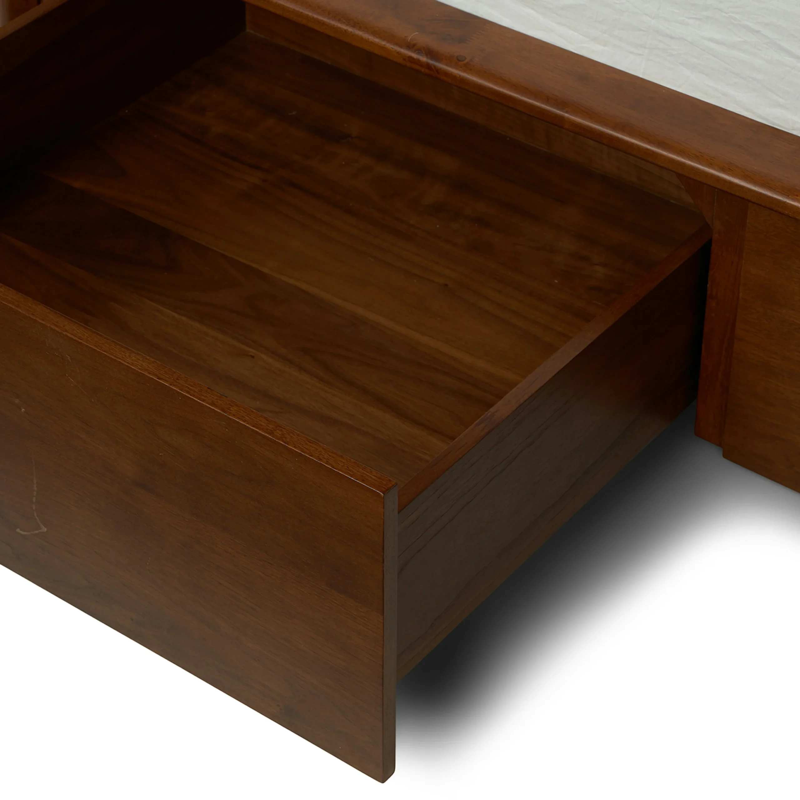 Pactera King Storage Bed - Walnut - Image 10