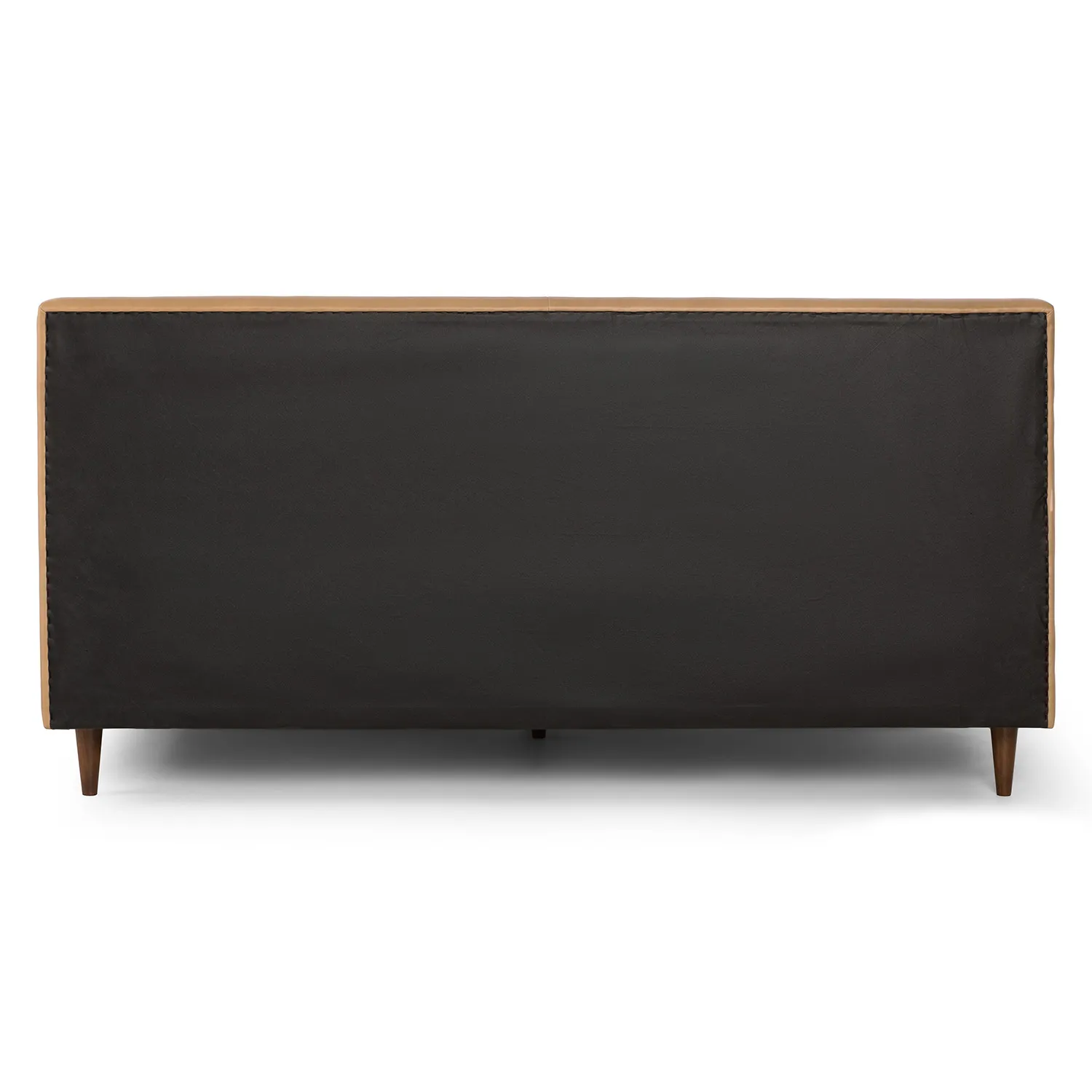 Sven King Tufted Leather Bed - Charme Tan - Image 7
