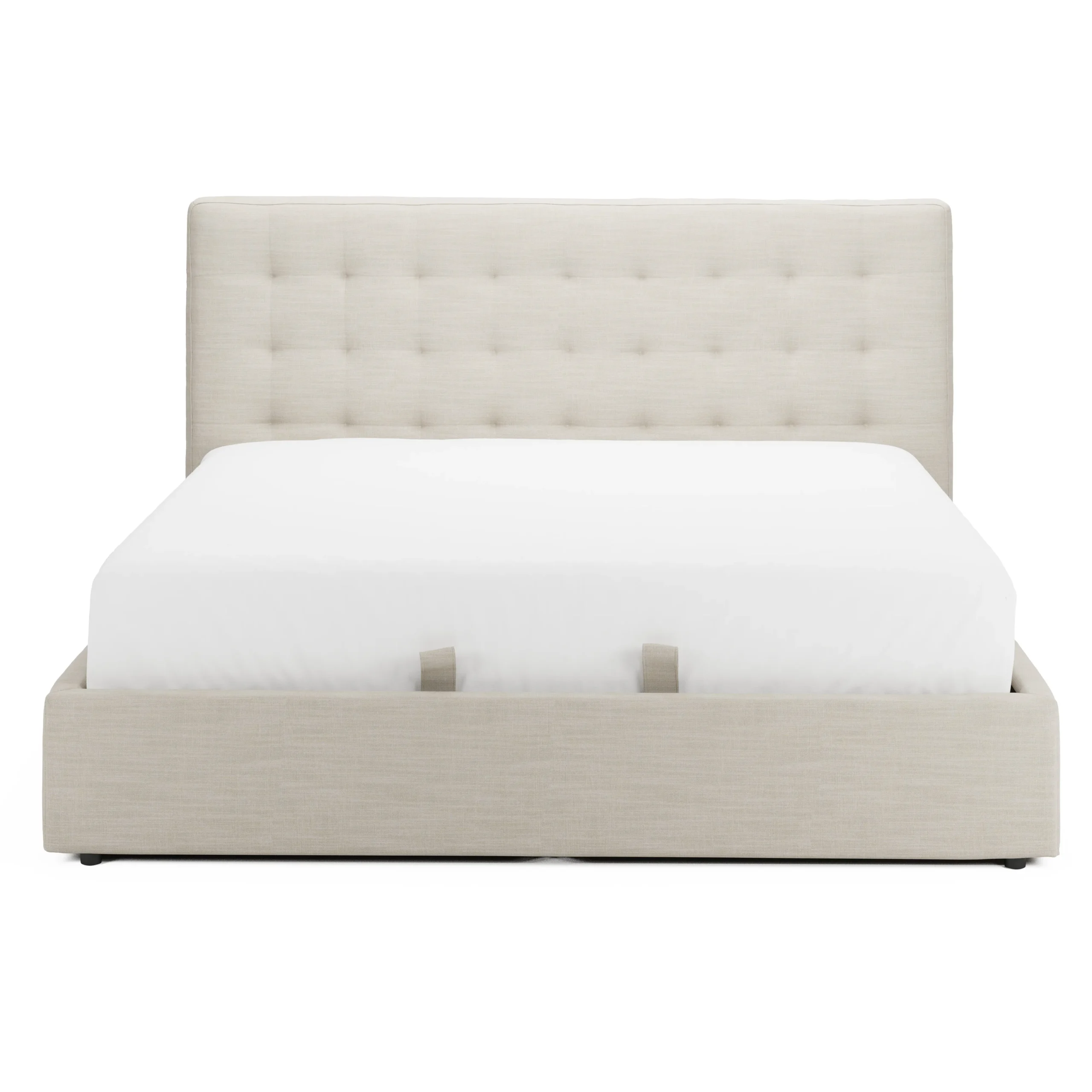 Sven King Tufted Storage Bed - Biscuit Cream - Image 15