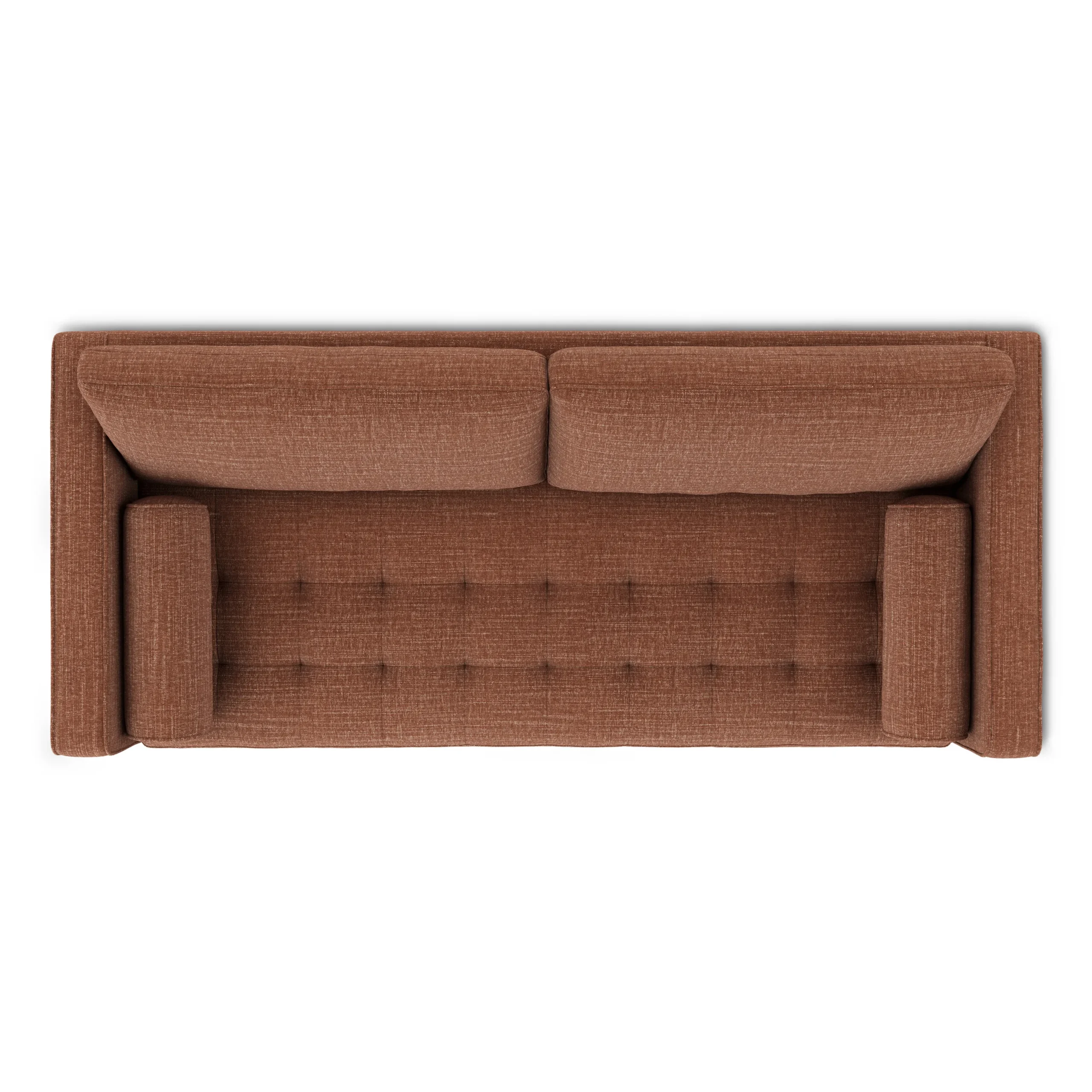 Sven 88_ Tufted Sofa Bed - Napa Rust - Image 14