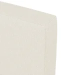 Tessu King Low Profile Upholstered Bed - Ivory Wool Bouclé