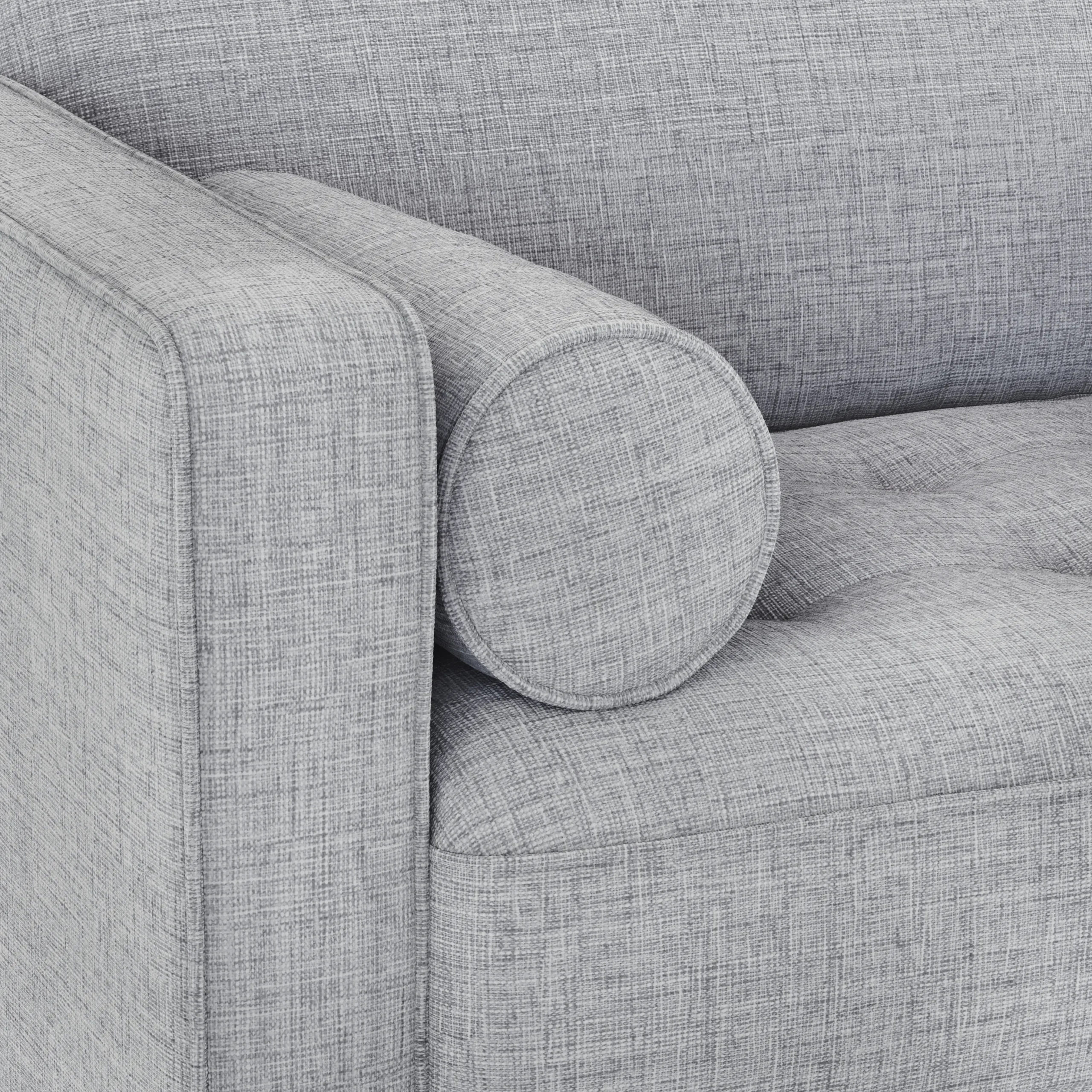 Sven 45.5_ Tufted Sleeper Chair - Stone Gray - Image 7