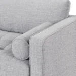 Sven 88_ Tufted Sofa Bed - Stone Gray