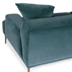 Abisko 91_ Velvet Sofa - Plush Pacific Blue