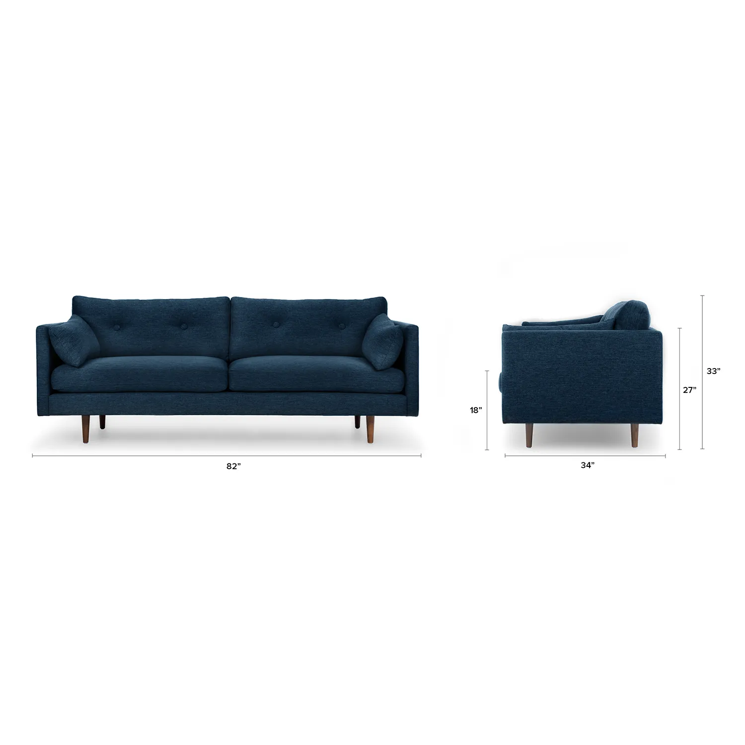 Anton 82_ Sofa - Twilight Blue - Image 2