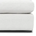 Beta 79_ Armless Modular Sofa - Quartz White