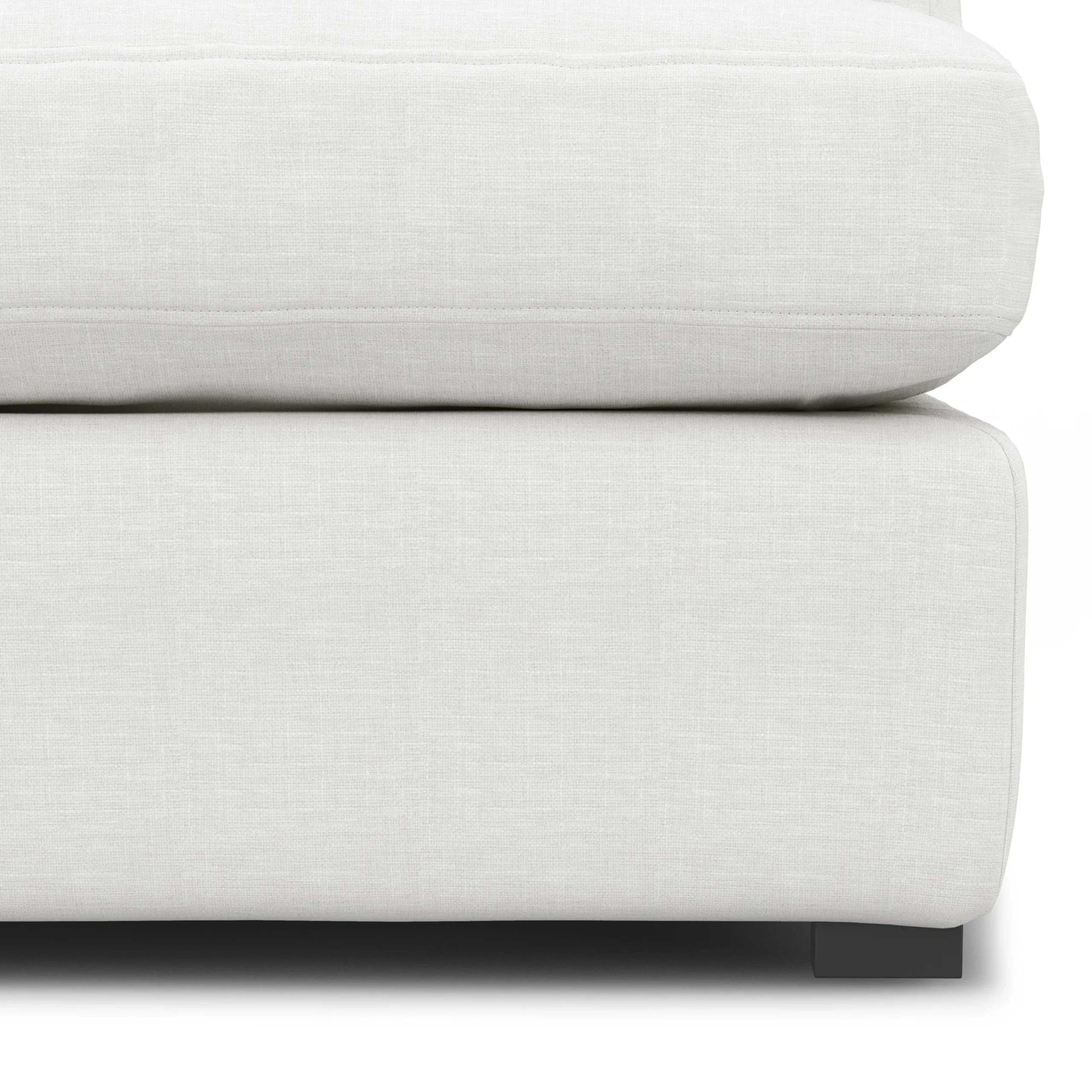 Beta 79_ Armless Modular Sofa - Quartz White - Image 5