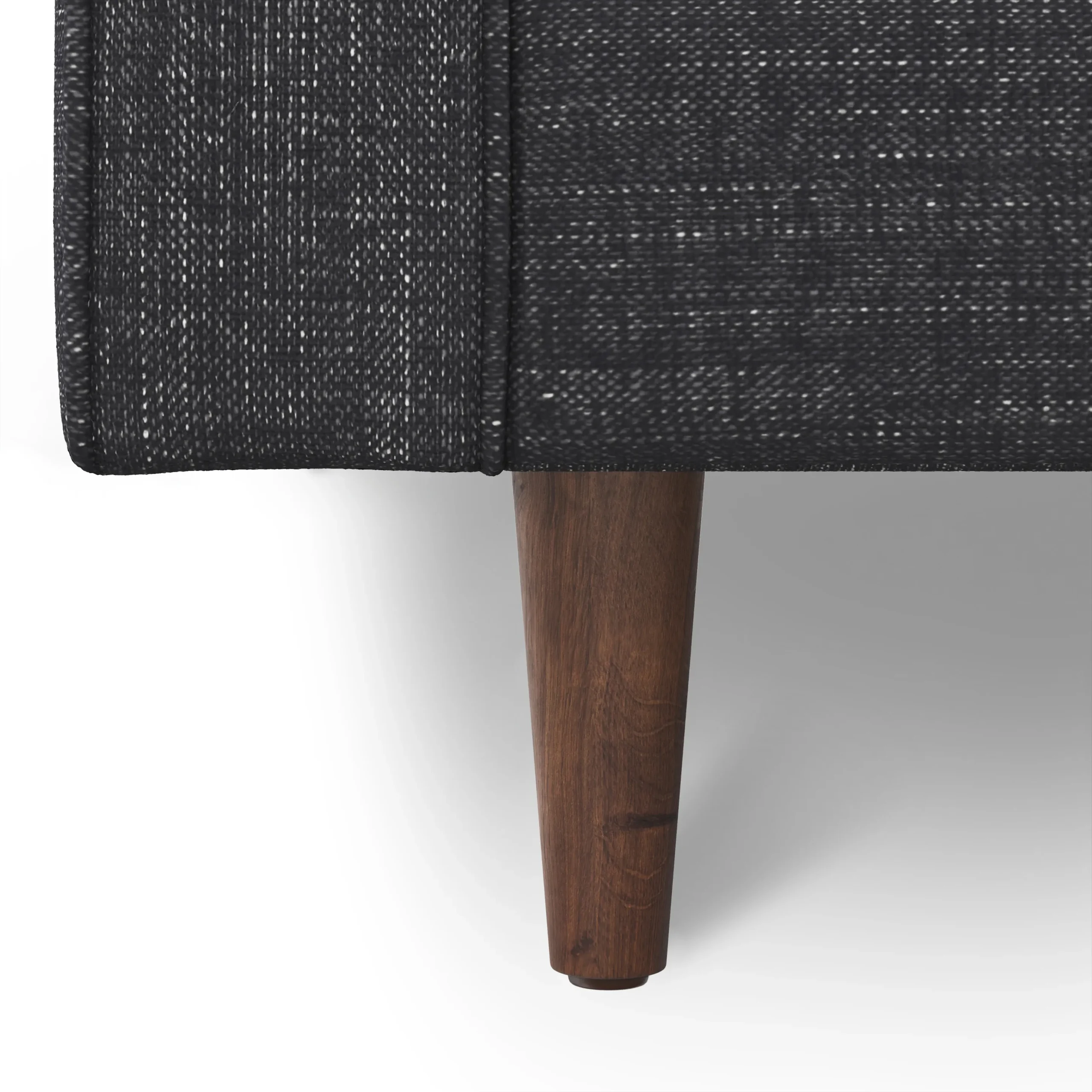 Sven 107_ Tufted Corner Sectional Sofa - Napa Charcoal - Image 3