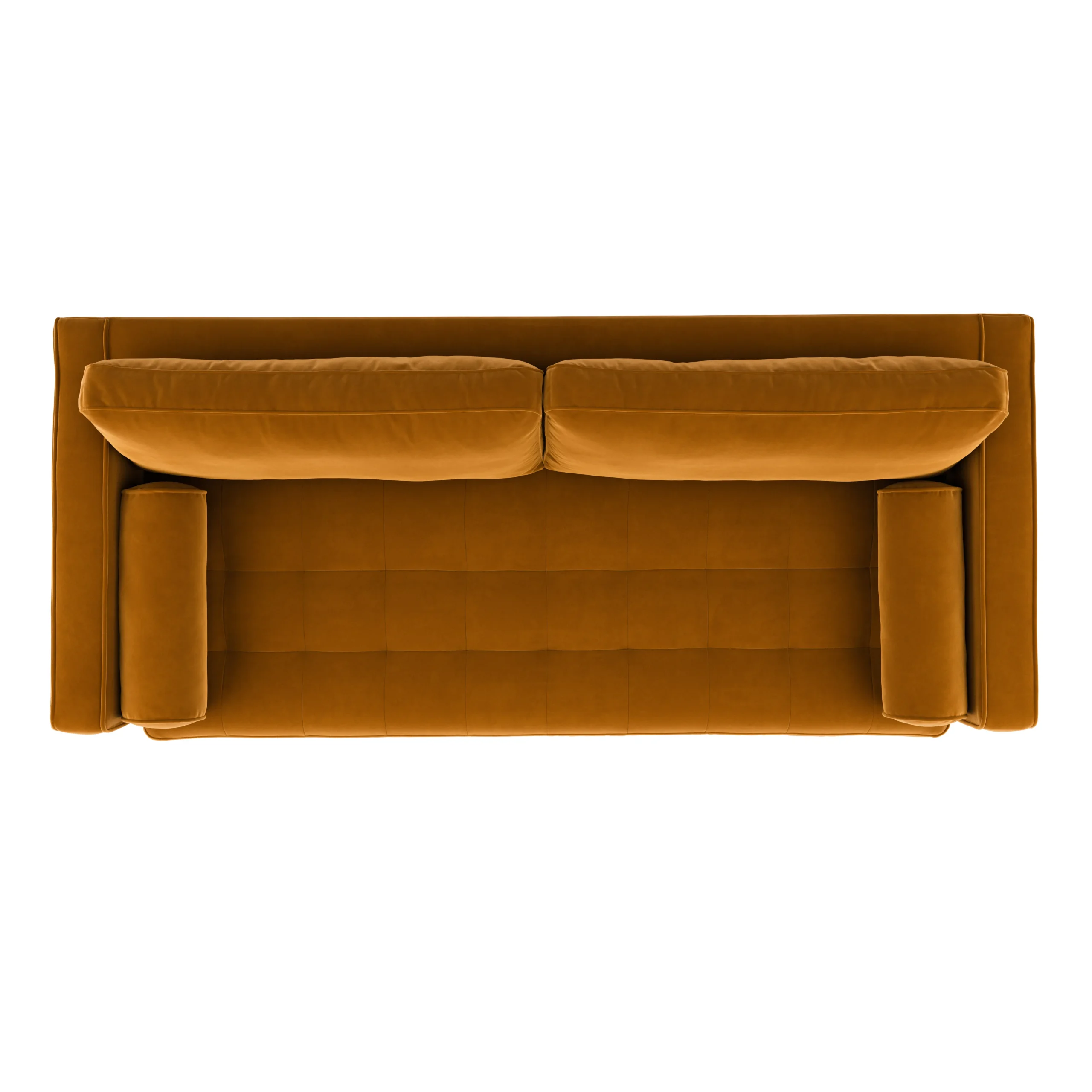 Sven 88_ Grounded Tufted Velvet Sofa - Plush Pacific Ginger - Image 5