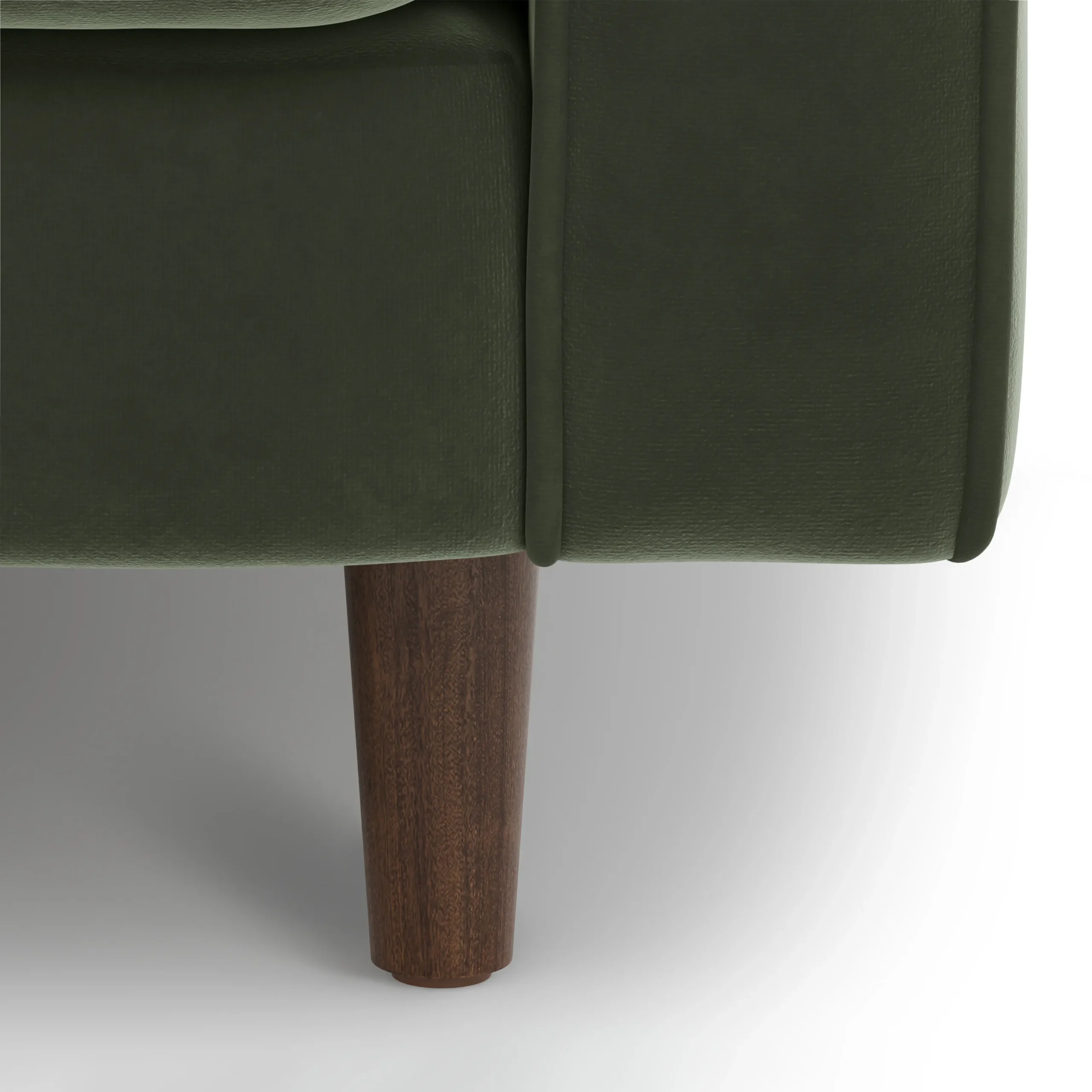Sven 72_ Tufted Velvet Loveseat - Plush Pacific Green - Image 3