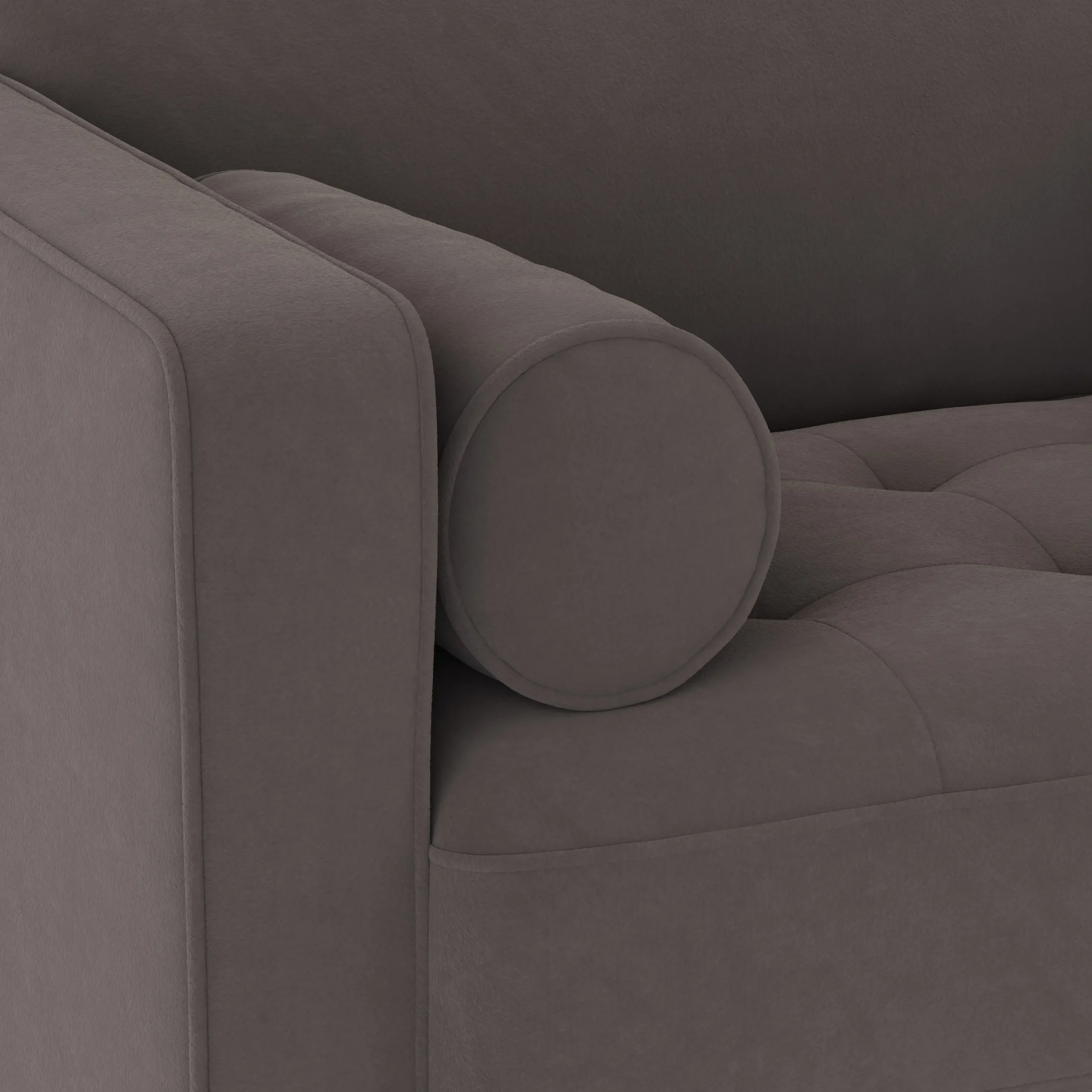 Sven 45.5_ Tufted Velvet Sleeper Chair - Hale Warm Gray - Image 11
