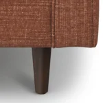 Sven 72_ Tufted Loveseat - Napa Rust